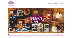 Desktop Screenshot of geekyandgirly.fr